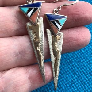 Studio BGM 14K gold  sterling silver earrings